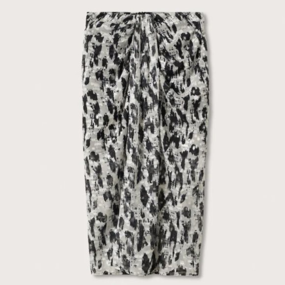 Mango Print Midi Skirt - Picture 5 of 7